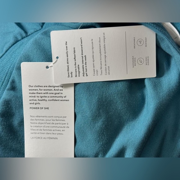 Athleta Balance Soft Tencel Jumpsuit Women’s Small Green Jogger Drawstring NWT - Picture 9 of 12